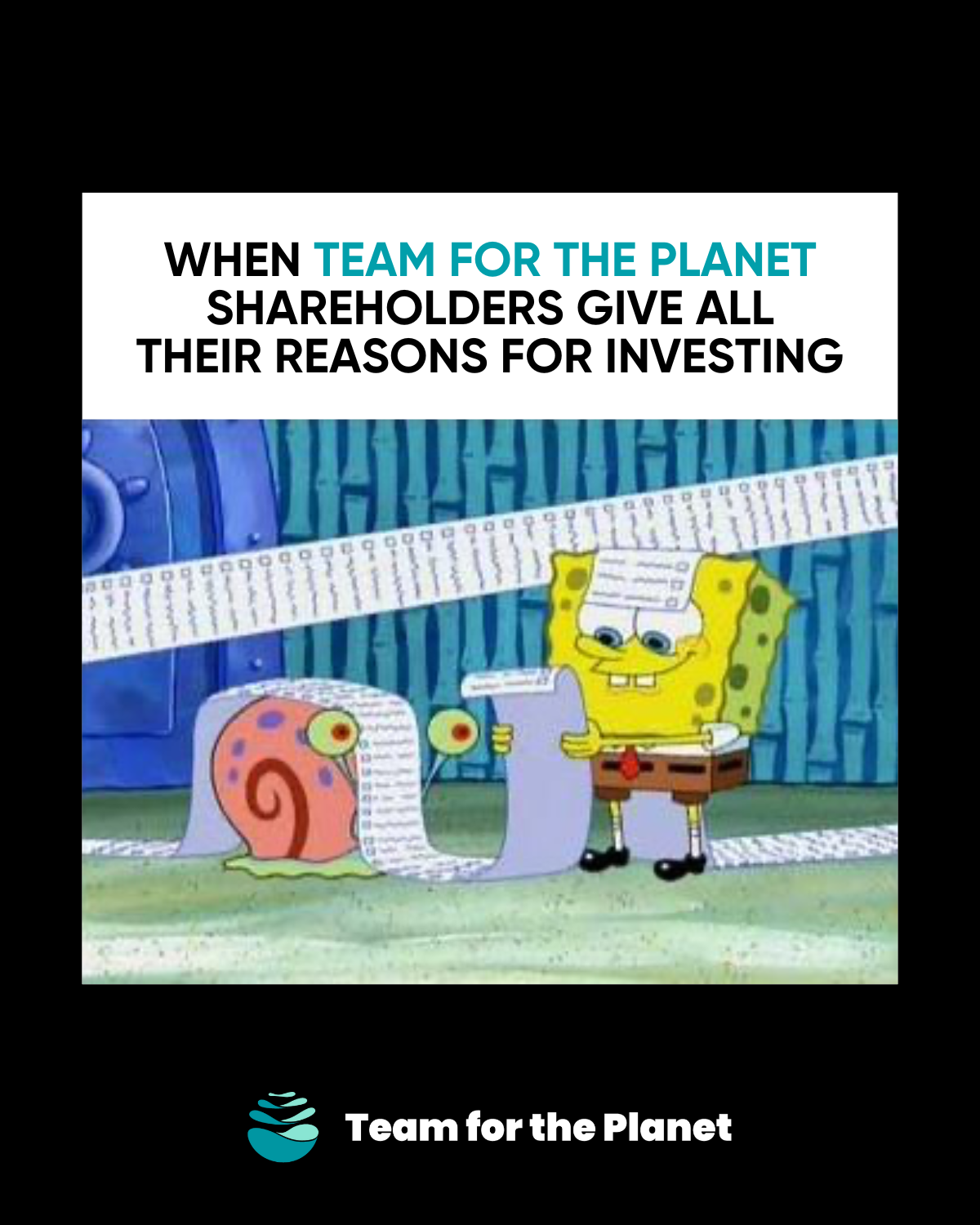 Team for the Planet meme 5